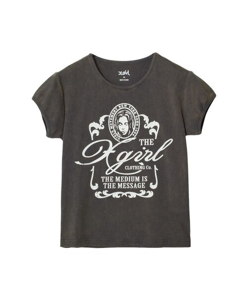 FADED VICTORIAN FACE S/S BABY TEE