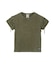 FADED LACED UP SLEEVE S/S COMPACT TOP