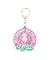 CHEERFUL LOGO AND FACE RUBBER KEY CHARM