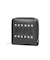 LOGO AND STAR STUDDED FAUX LEATHER MINI WALLET
