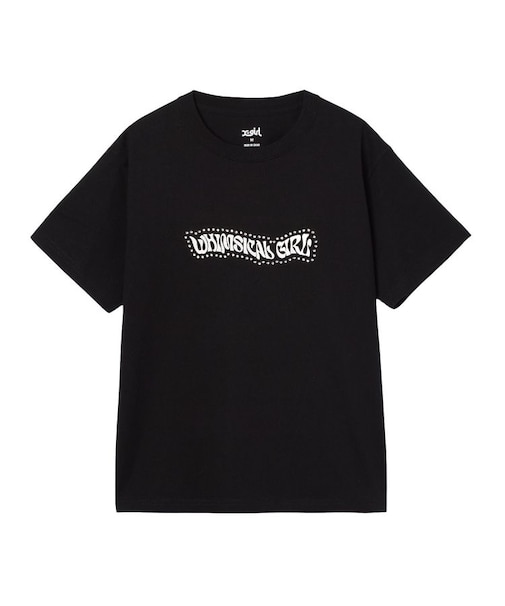RHINESTONE AND BUTTERFLY LOGO S/S TEE