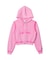 FADED CUT OFF COMPACT ZIP UP SWEWAT HOODIE