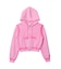 FADED CUT OFF COMPACT ZIP UP SWEWAT HOODIE
