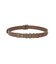 METAL LOGO STUDDED FAUX LEATHER BELT