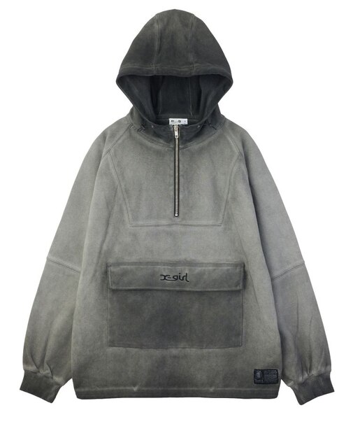 FADED ANORAK SWEATSHIRT