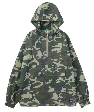 FADED ANORAK SWEATSHIRT