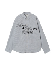 MIX FONT LOGO L/S SHIRT