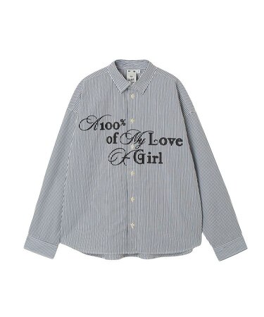 MIX FONT LOGO L/S SHIRT
