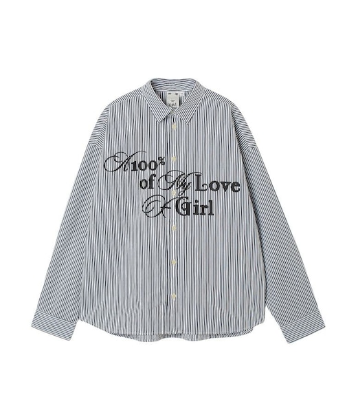 MIX FONT LOGO L/S SHIRT