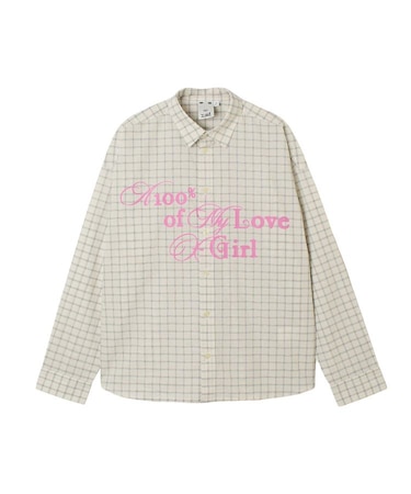 MIX FONT LOGO L/S SHIRT