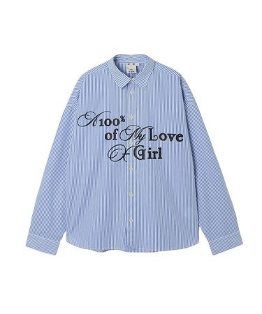 MIX FONT LOGO L/S SHIRT