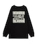 BRUSHED COLLAGE GRAPHIC LOGO L/S BIG TEE DRESS