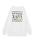 BRUSHED COLLAGE GRAPHIC LOGO L/S BIG TEE DRESS
