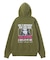 FACE BOX AND MESSAGE ZIP UP SWEAT HOODIE