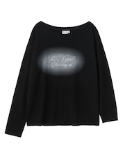 SCRIPT LOGO ONE SHOULDER L/S TEE