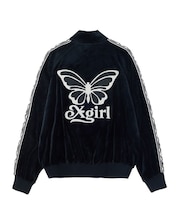 BUTTERFLY VELOUR TRACK JACKET