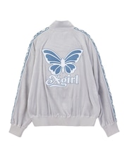 BUTTERFLY VELOUR TRACK JACKET