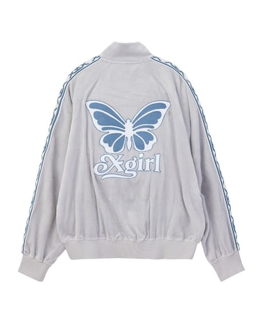 BUTTERFLY VELOUR TRACK JACKET