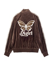 BUTTERFLY VELOUR TRACK JACKET
