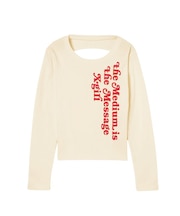 BACK SLIT COMPACT L/S TOP