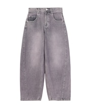 LOGO MARK STITCHED DENIM PANTS
