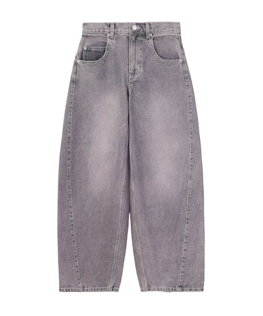LOGO MARK STITCHED DENIM PANTS