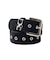 FAUX CALF HAIR LEATHER XG BELT