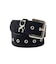 FAUX CALF HAIR LEATHER XG BELT