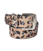 FAUX CALF HAIR LEATHER XG BELT