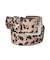 FAUX CALF HAIR LEATHER XG BELT