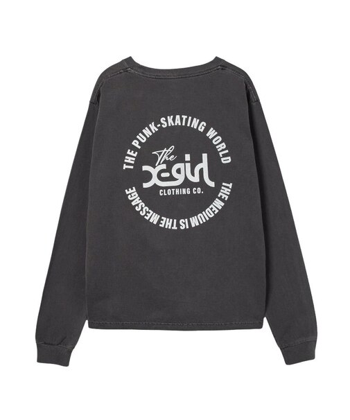 PIGMENT DYED POCKET L/S TEE