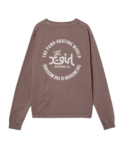 PIGMENT DYED POCKET L/S TEE