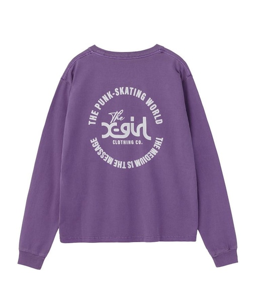 PIGMENT DYED POCKET L/S TEE