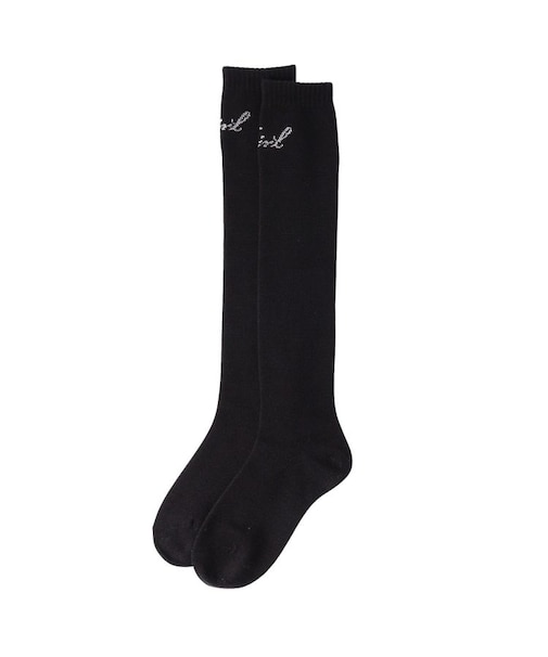 SCRIPT LOGO HIGH SOCKS
