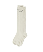SCRIPT LOGO HIGH SOCKS