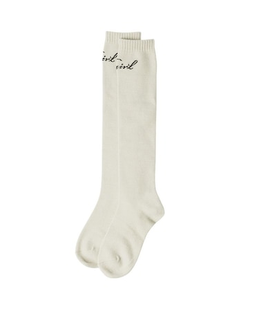 SCRIPT LOGO HIGH SOCKS