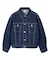 LOGO MARK STITCHED DENIM JACKET