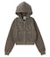 STUDDED XG LOGO ZIP UP SWEAT COMPACT HOODIE