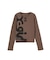 HEAVY DISTRESSED LOGO L/S BABY TEE