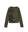 HEAVY DISTRESSED LOGO L/S BABY TEE