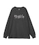 FADED RHINESTONE STARDUST LOGO L/S BIG TEE DRESS
