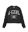 JERSEY MIX CREWNECK TOP