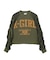 JERSEY MIX CREWNECK TOP