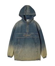 DUSTY DENIM ANORAK DRESS