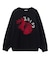 STRAWBERRY AND LOGO JACQUARD KNIT TOP