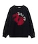 STRAWBERRY AND LOGO JACQUARD KNIT TOP