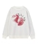 STRAWBERRY AND LOGO JACQUARD KNIT TOP