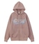 LETTERING SPRAY LOGO ZIP UP SWEAT HOODIE