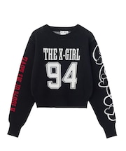 NUMBER JACQUARD COMPACT KNIT TOP