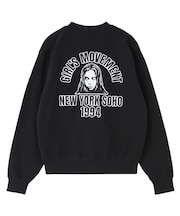 ARCH LOGO AND FACE PATCH SWEATSHIRT